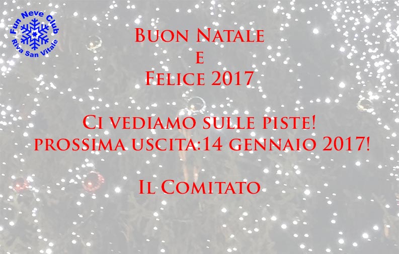 Buon Natale e uno scoppiettante 2017 a tutti!